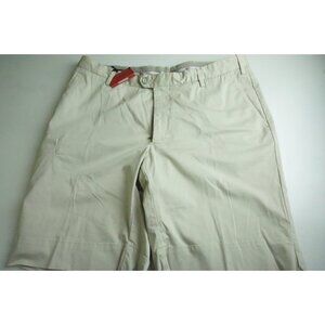 Isaia Napoli Sportivo Tinto Cotton Blend Light Brown Shorts 54R BRAND NEW